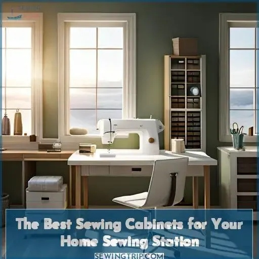 best sewing cabinets for home sewing station