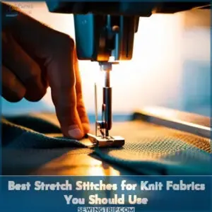 best stitch for stretchy fabric