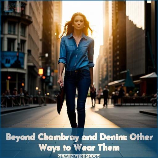 Beyond Chambray and Denim: Other Ways to Wear Them
