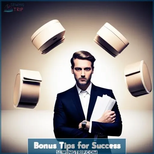 Bonus Tips for Success