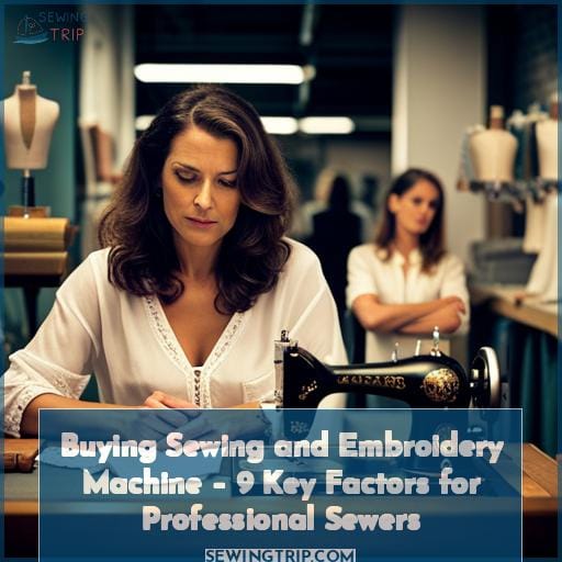Buying Sewing and Embroidery Machine – 9 Key Factors for Professional Sewers