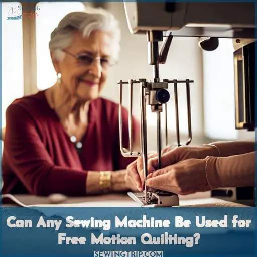 Can Any Sewing Machine Be Used for Free Motion Quilting