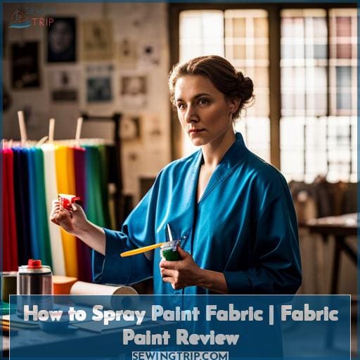 How to Spray Paint Fabric Fabric Paint Review