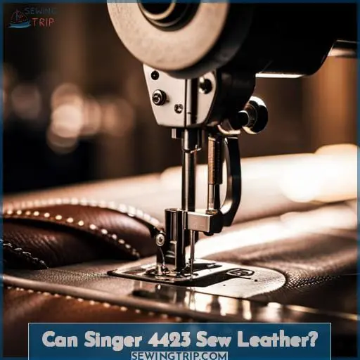 Can Singer 4423 Sew Leather