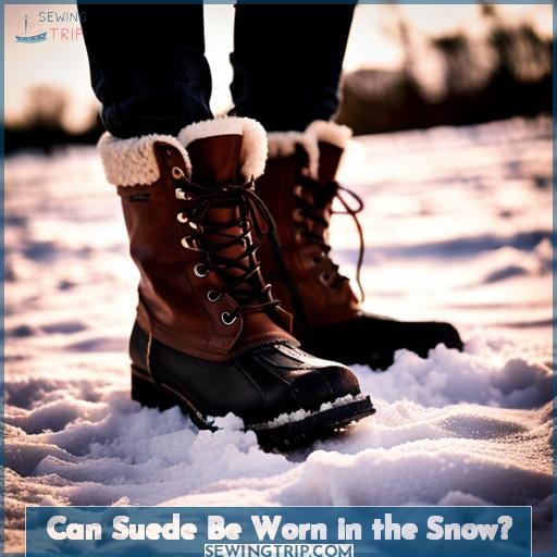 Can Suede Be Worn in the Snow
