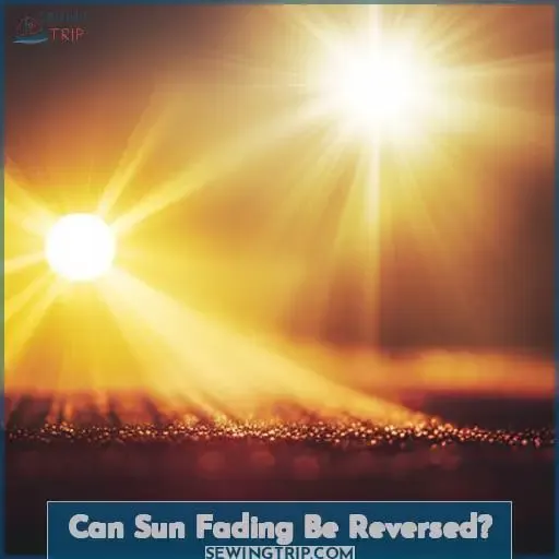 Can Sun Fading Be Reversed
