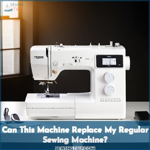Can This Machine Replace My Regular Sewing Machine