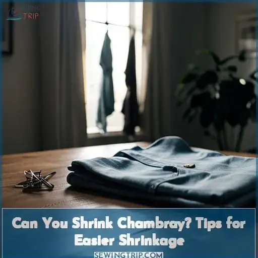 can you shrink chambray how to