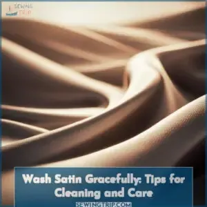 can you wash satin how to
