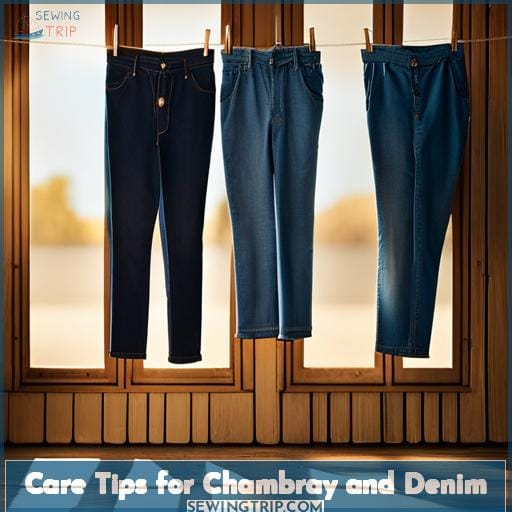 Care Tips for Chambray and Denim