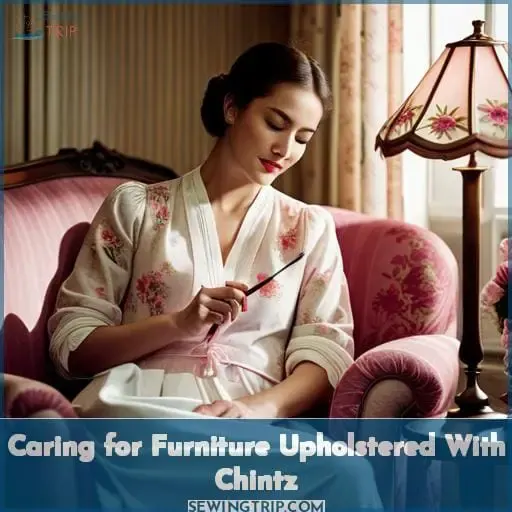 Caring for Furniture Upholstered With Chintz
