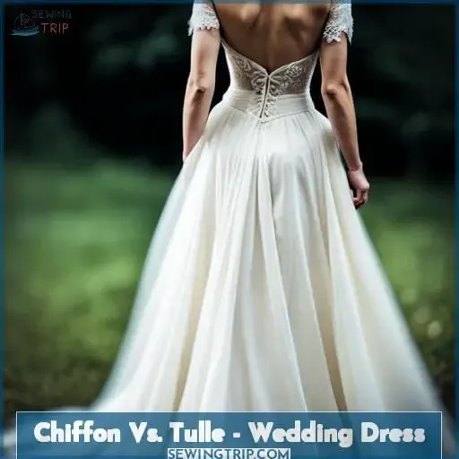 Chiffon Vs. Tulle - Wedding Dress