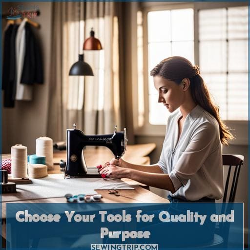 Choose Your Tools for Quality and Purpose