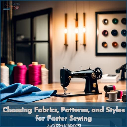 Choosing Fabrics, Patterns, and Styles for Faster Sewing