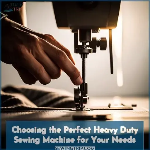 Choosing the Perfect Heavy Duty Sewing Machine for Your Needs