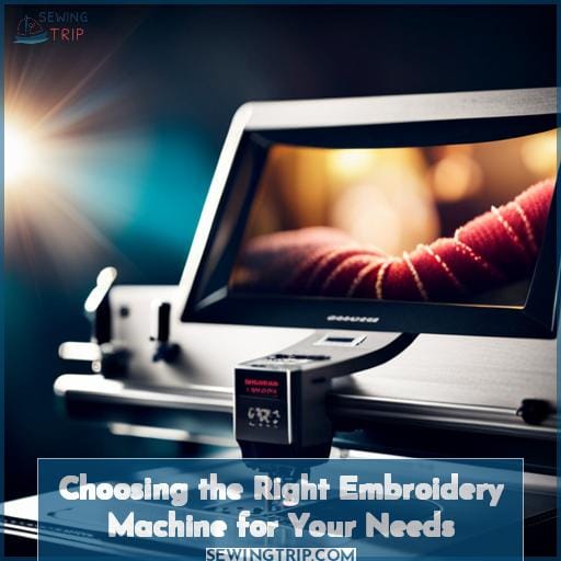 Choosing the Right Embroidery Machine for Your Needs