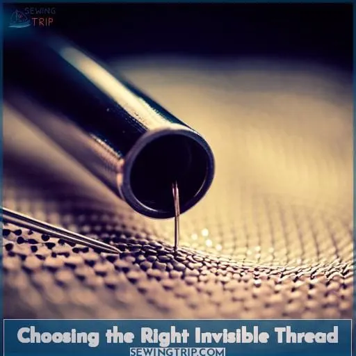 Choosing the Right Invisible Thread