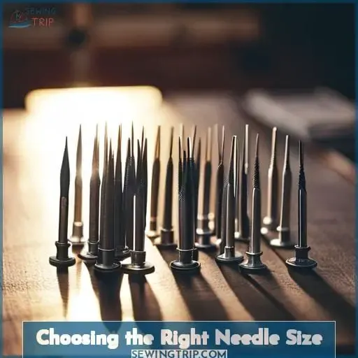 Choosing the Right Needle Size