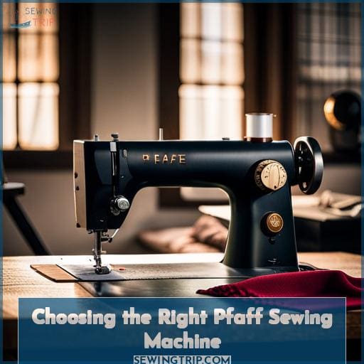 Choosing the Right Pfaff Sewing Machine