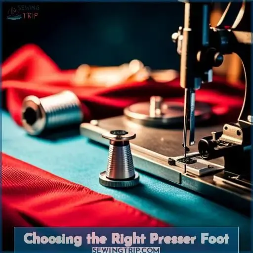 Choosing the Right Presser Foot