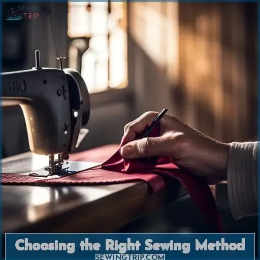 Choosing the Right Sewing Method