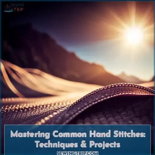 common hand stitches uses