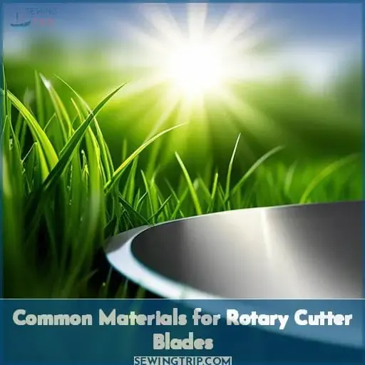Common Materials for Rotary Cutter Blades