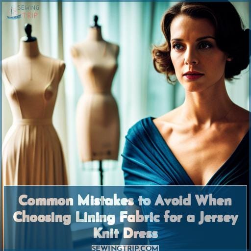 Common Mistakes to Avoid When Choosing Lining Fabric for a Jersey Knit Dress