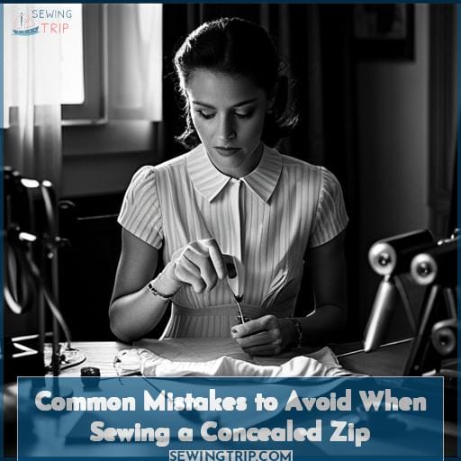 Common Mistakes to Avoid When Sewing a Concealed Zip