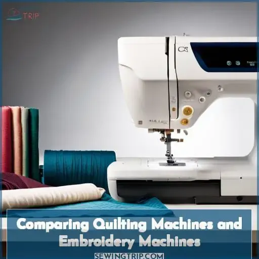 Comparing Quilting Machines and Embroidery Machines
