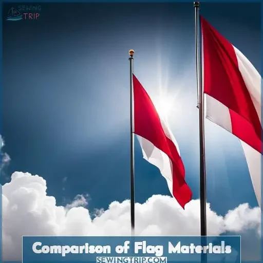 Comparison of Flag Materials