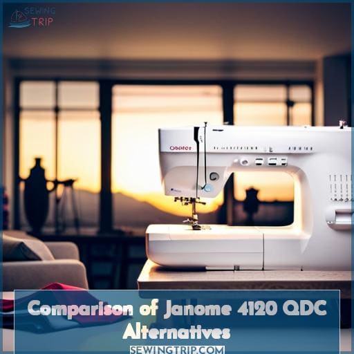 Comparison of Janome 4120 QDC Alternatives