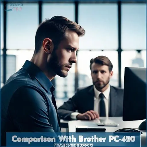 Comparison With Brother PC-420