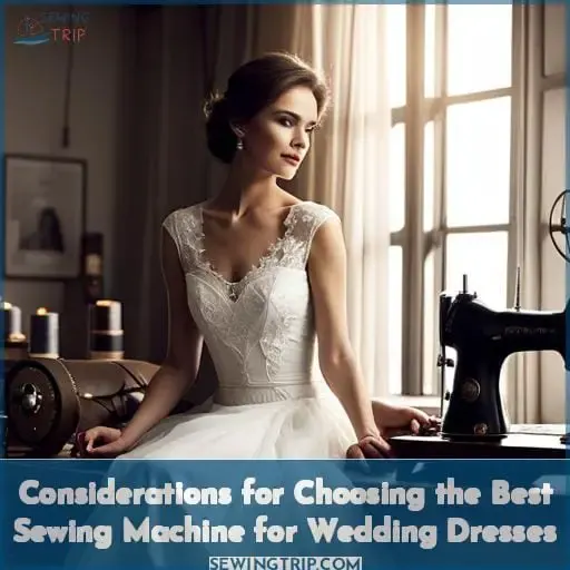 7 Best Sewing Machines for Making Wedding Dresses