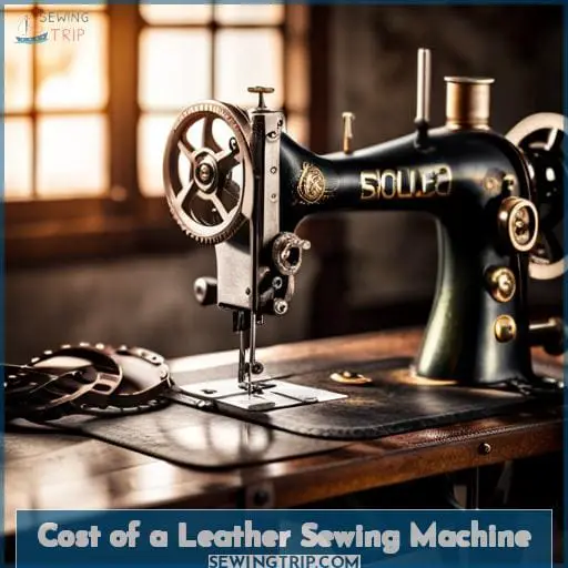 Cost of a Leather Sewing Machine
