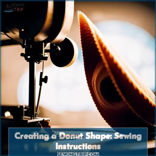 Creating a Donut Shape: Sewing Instructions