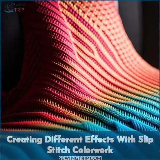 Creating Different Effects With Slip Stitch Colorwork