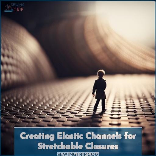 Creating Elastic Channels for Stretchable Closures