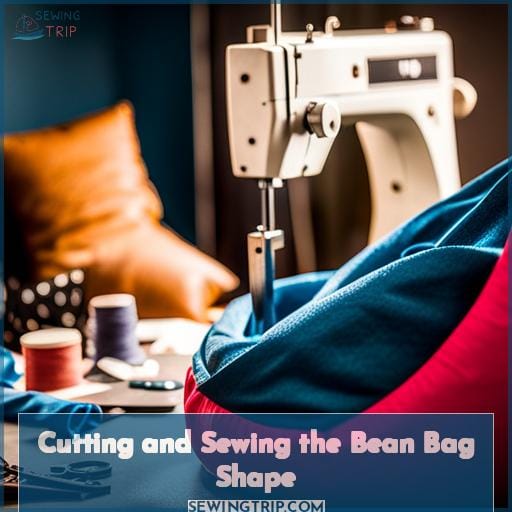 Cutting and Sewing the Bean Bag Shape