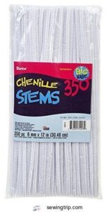How Important is Maintenance of Your Sewing Equipment: Expert Tips 3 Darice, White, Mor Chenille Stems, B002PNM3VY