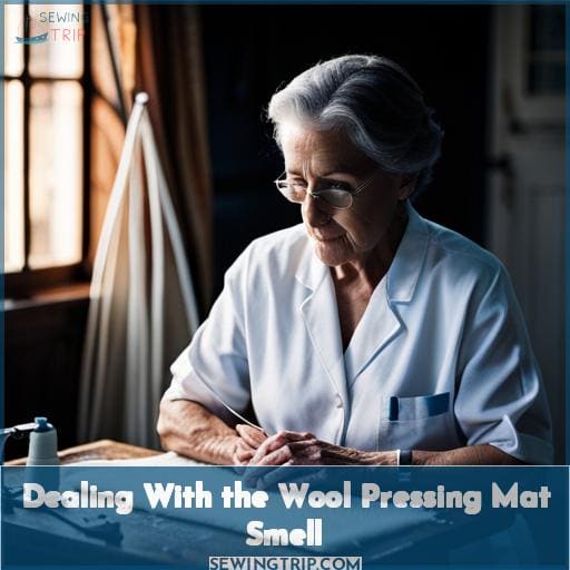 Dealing With the Wool Pressing Mat Smell