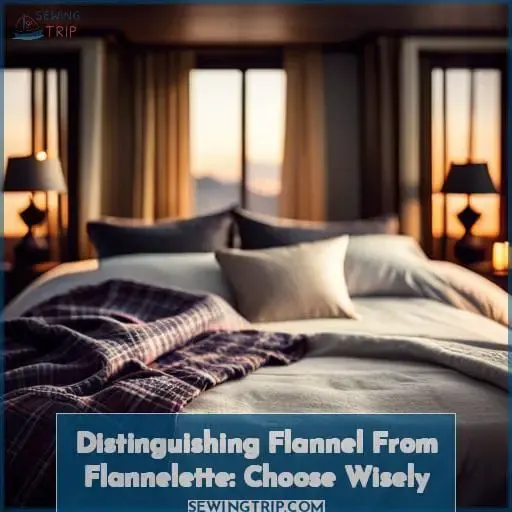 difference between flannel and flannelette