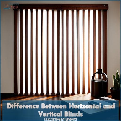 Difference Between Horizontal and Vertical Blinds