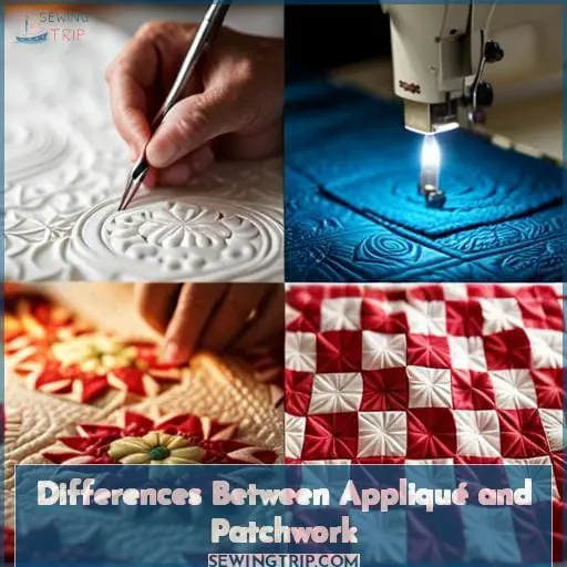 Differences Between Appliqué and Patchwork