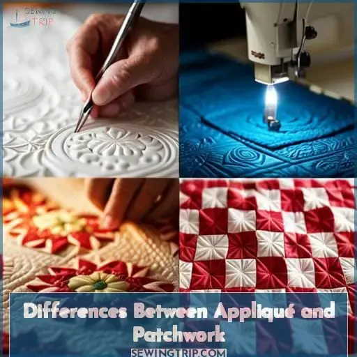 Differences Between Appliqué and Patchwork
