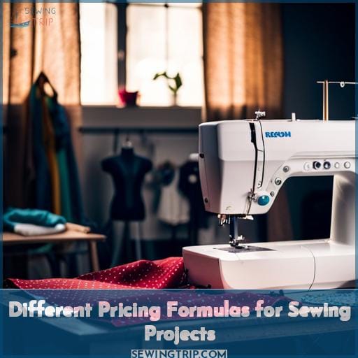 Different Pricing Formulas for Sewing Projects