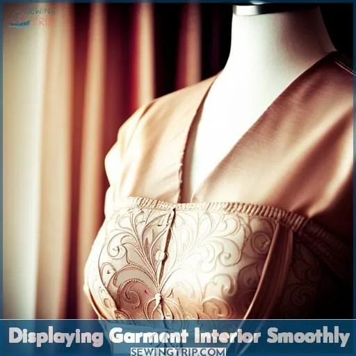 Displaying Garment Interior Smoothly