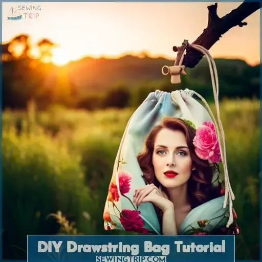 DIY Drawstring Bag Tutorial