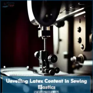 does sewing elastic have latex in it