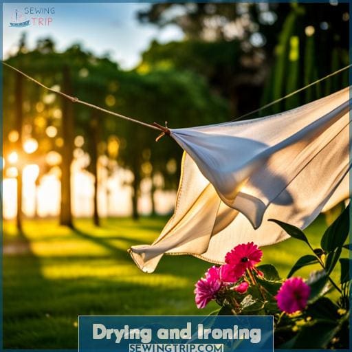 Drying and Ironing
